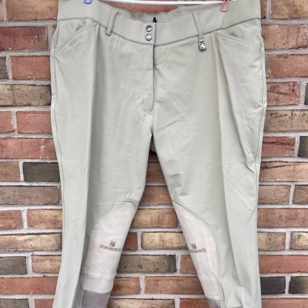 NWT Romfh Sarafina Euroseat Knee Patch Breech - 40R